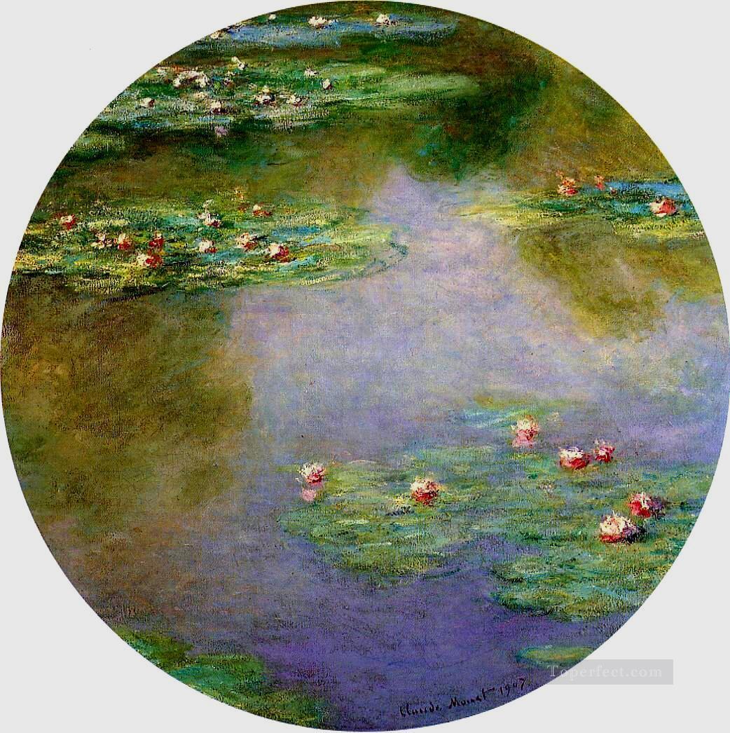 Water Lilies 1907 Claude Monet Oil Paintings